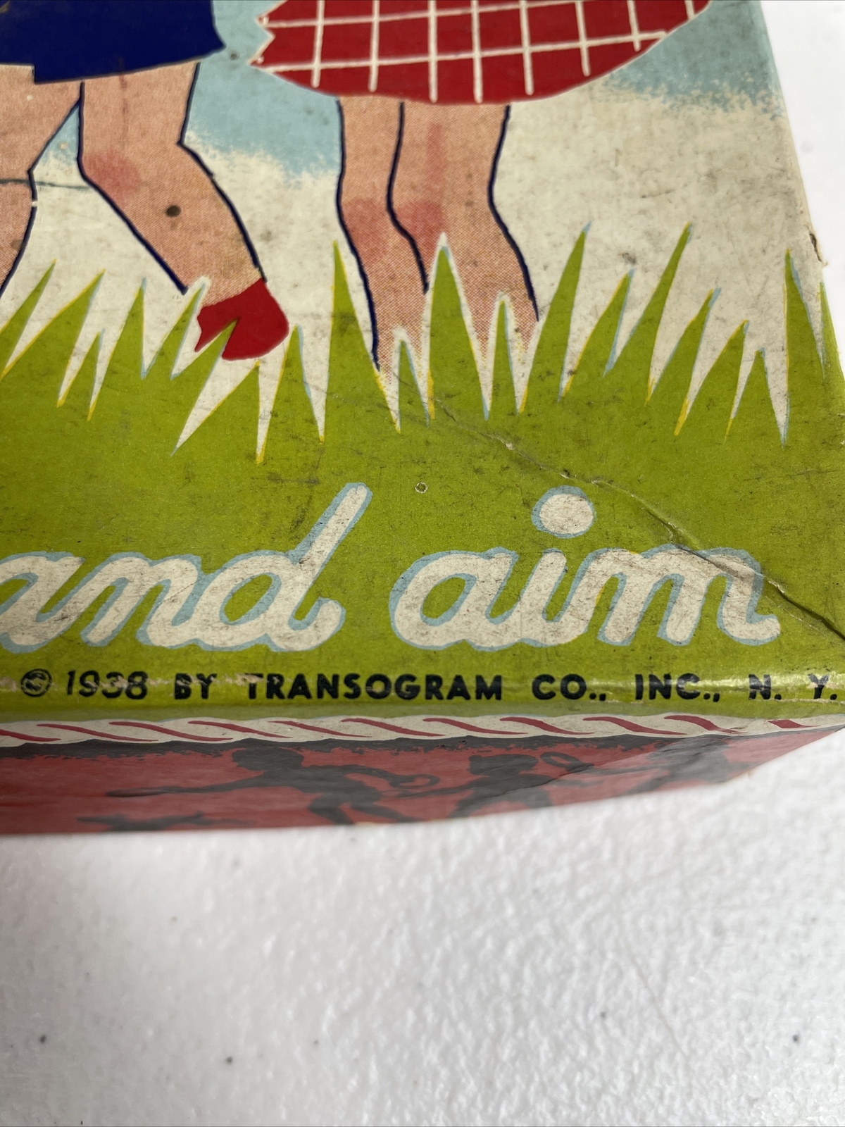 RING TOSS A Transogram Gold Medal Game RARE VINTAGE 1938
