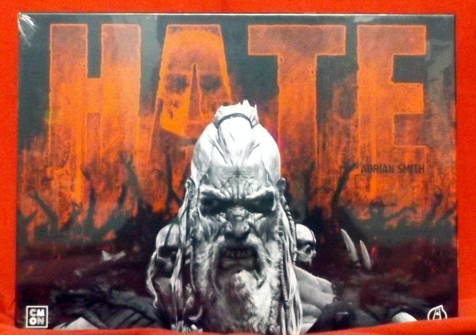 hate board game cmon w/add ons new condition
