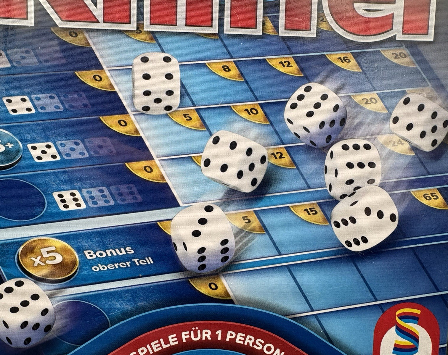 German Kniffel Game Dice Rolling Board Game 8+ Schmidt Spiele German Edition NEW