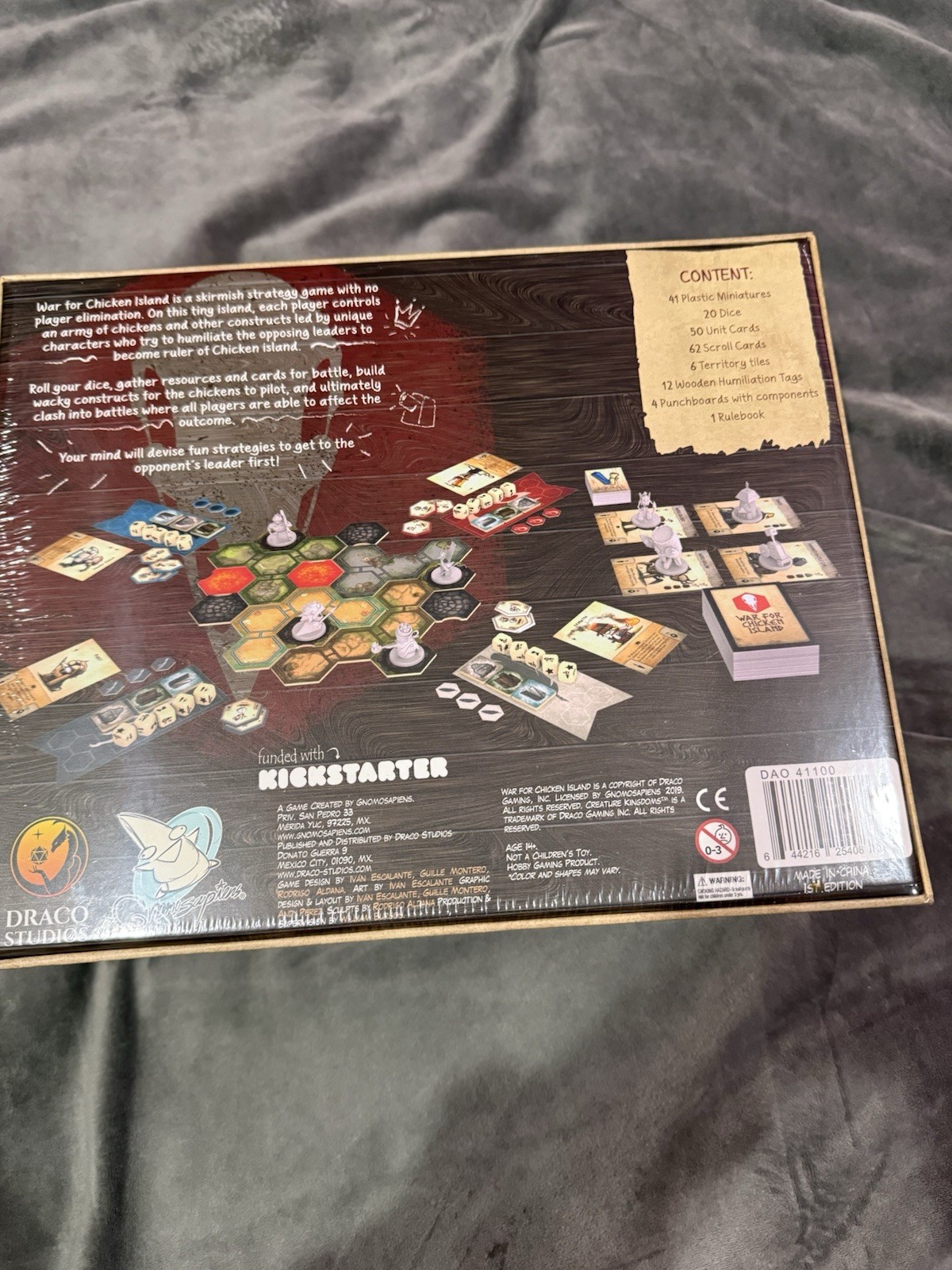 War For Chicken Island With Kickstarter Exclusive Stretch Goals UNOPENED