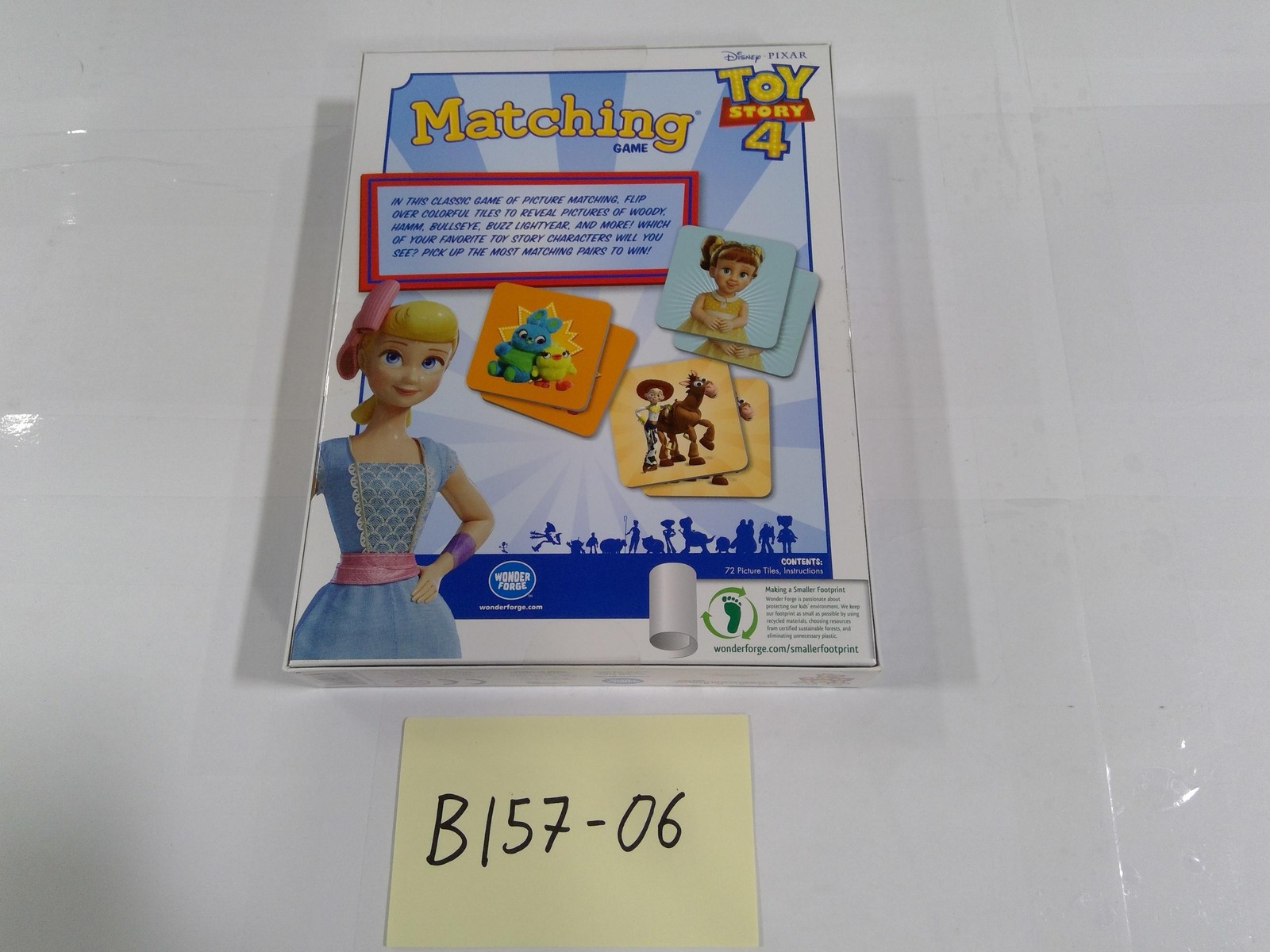 Wonder Forge Disney Pixar Toy Story 4 Matching Game 1+ Players 3+ New Sealed
