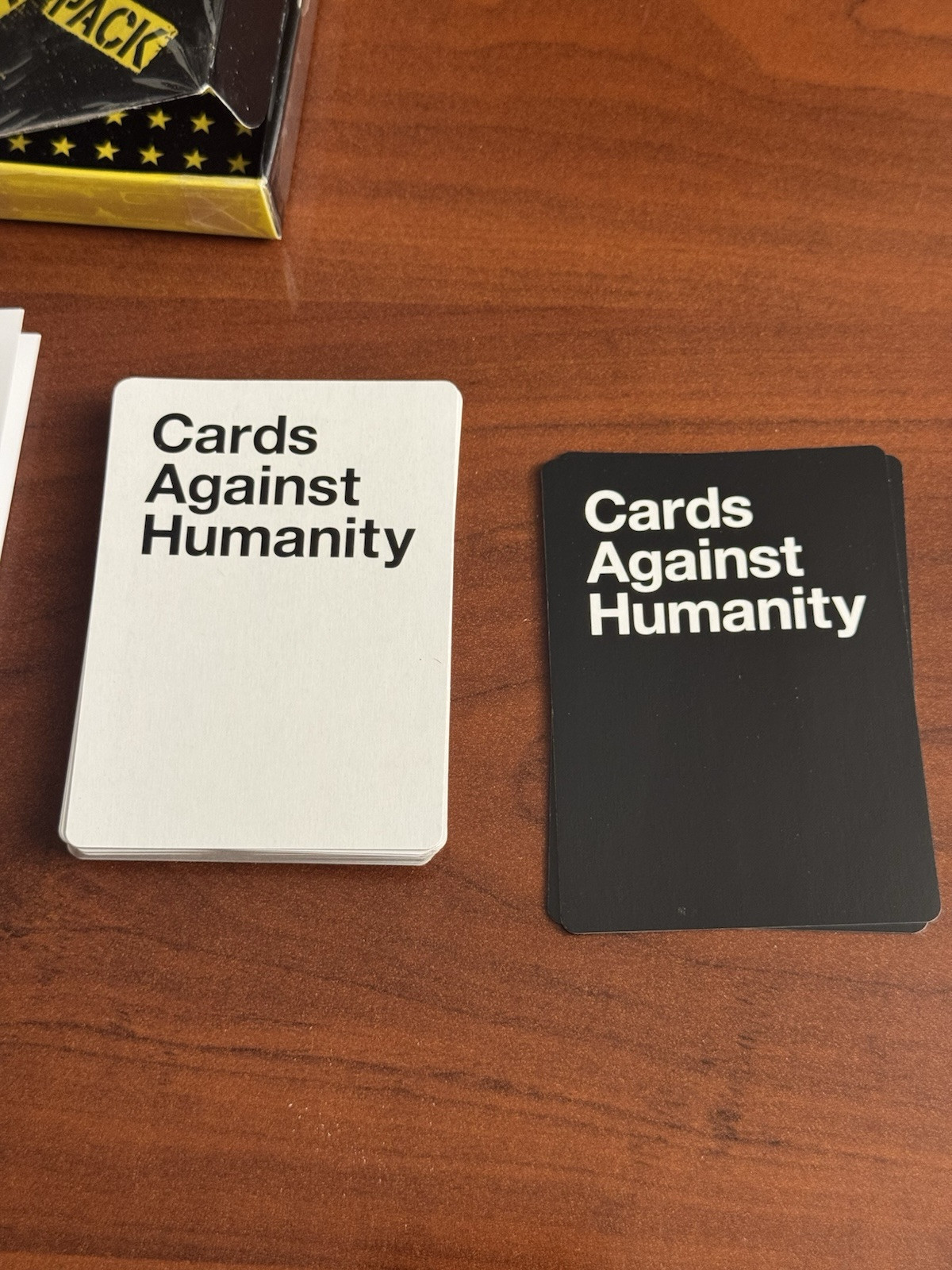 Rare Pack Of Cards Against Humanity CATS Theatre Expansion