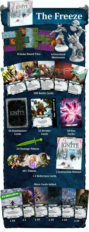 Ignite Board Game All-In Pledge Kickstarter NEW & SEALED – Ginger Snap Gaming