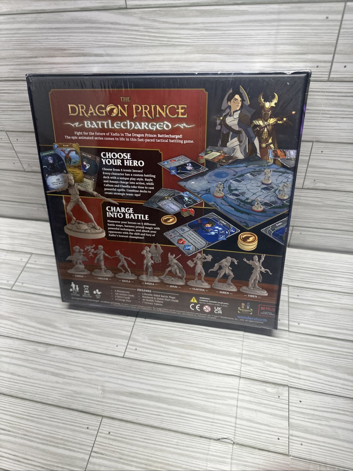 The Dragon Prince Battlecharged Board Game Brotherwise Wonderstorm Netflix New