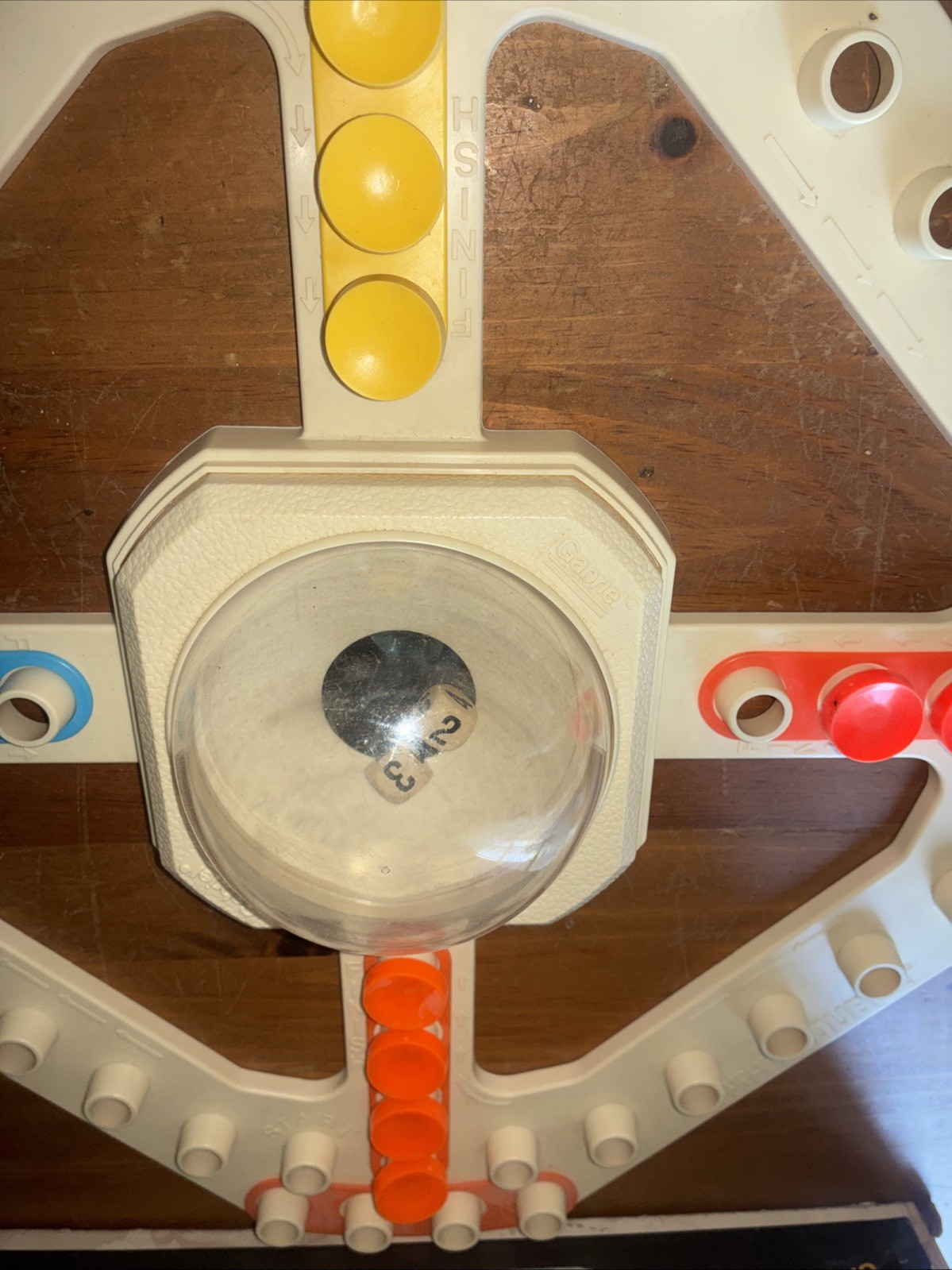 1976 Gabriel Double Trouble Board Game Giant Pop-O-Matic Missing 2 Pieces