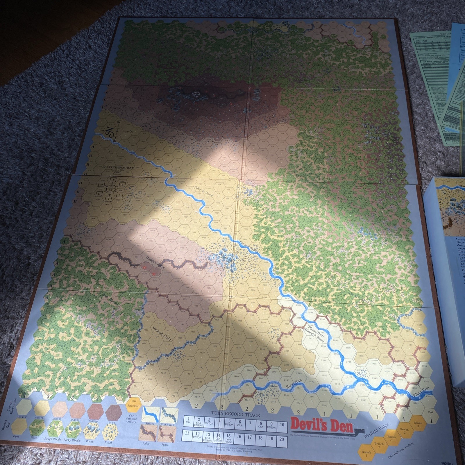 Vintage Rare Devil’s Den Board Game by The Avalon Hill Game Company.