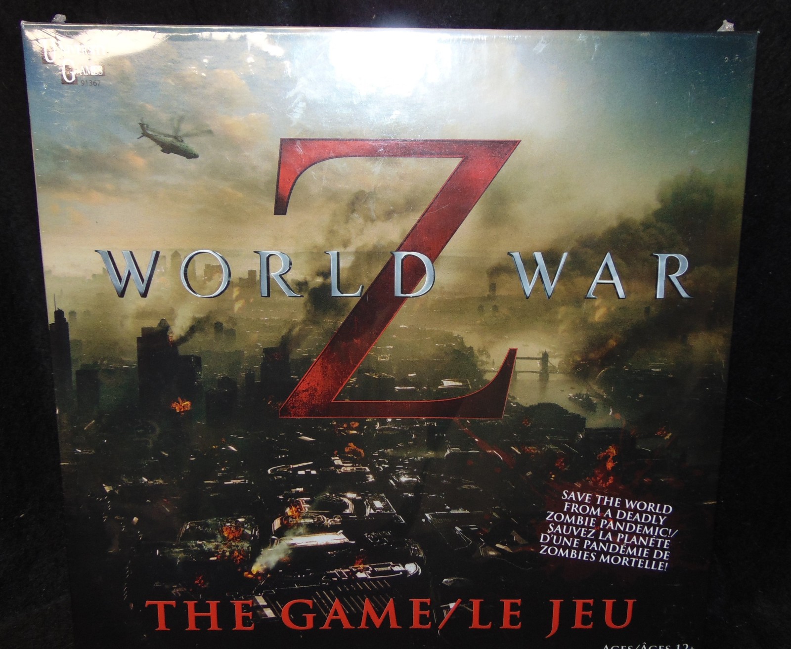 World War Z – 2013 Board Game University Games Zombies 2-4 Players Ages 12+ New