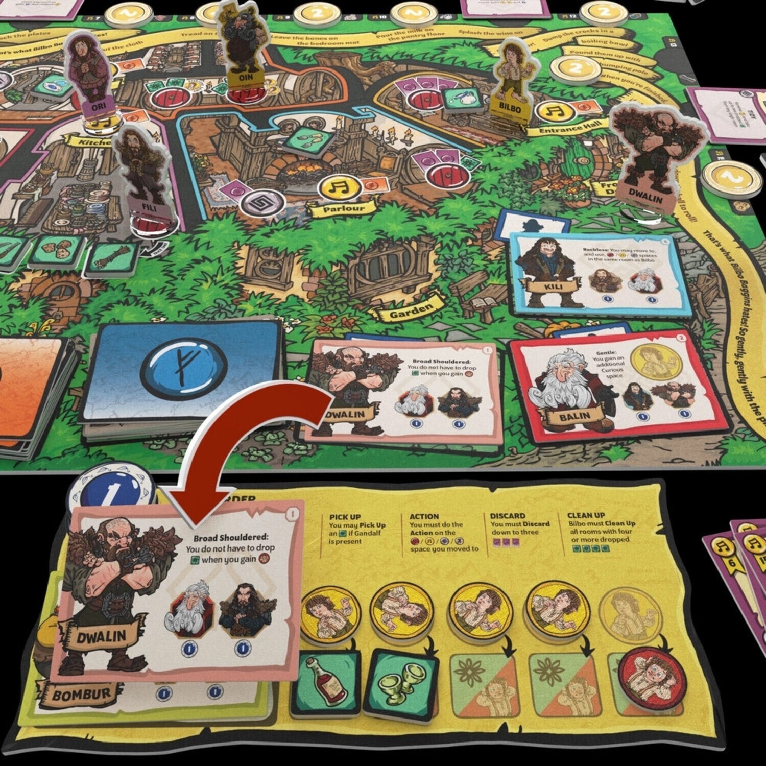 The Hobbit – An Unexpected Party Board Game – WETA Workshop New Sealed