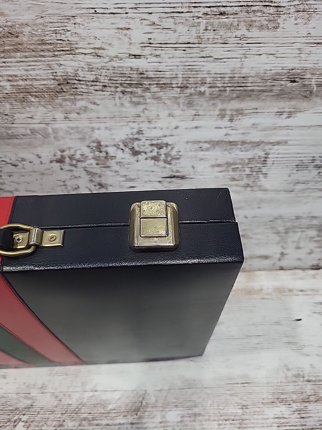 Vintage Reiss Backgammon Board Game Briefcase Set