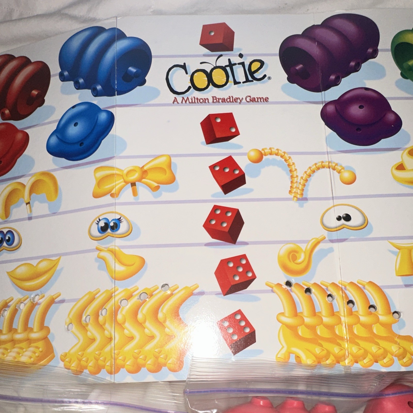 Cootie Games Cootie Board Game Bugs Theme No Reading Required 2+ Players 3+