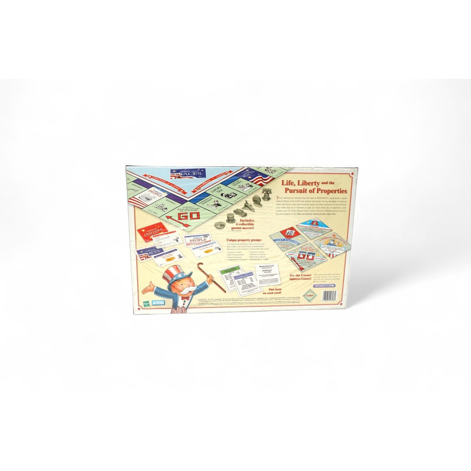 Vtg 2002 America Monopoly Special Edition Board Game Patriotic Edition Complete