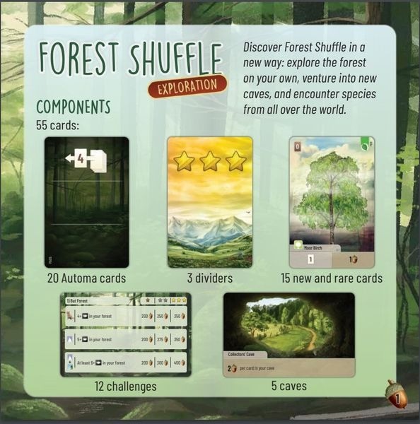 LOOKOUT GAMES Forest Shuffle Expansion Exploration (English) 2025
