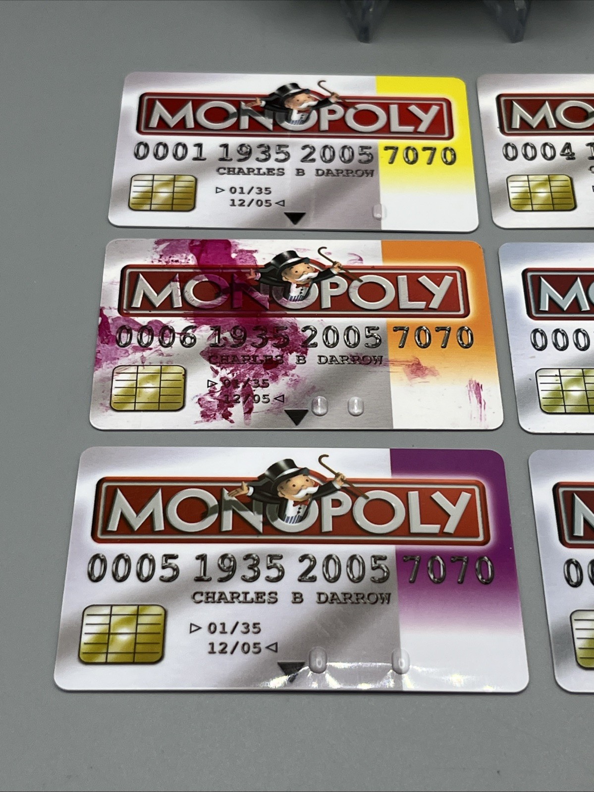 2005 Monopoly Electronic Banking Unit Replacement w/ 6 Credit Cards