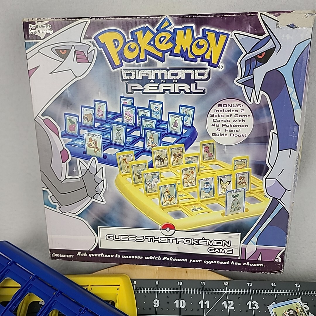 Pokémon Diamond and Pearl Guess that Pokémon Game Pressman #4037 Incomplete