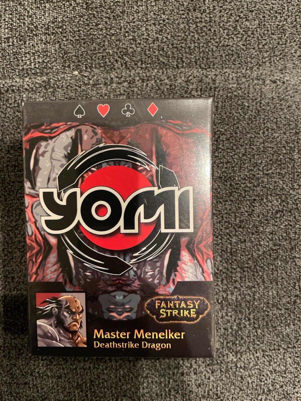 New Yomi Fantasy Strike Master Menelker Fighting Card Game Deck Sirlin Games