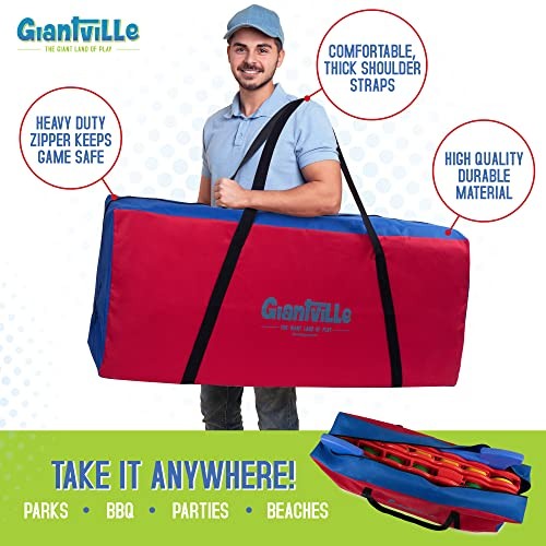 GIANTVILLE GIANT 4 IN A ROW CONNECT GAME 2024 VERSION RED/BLUE