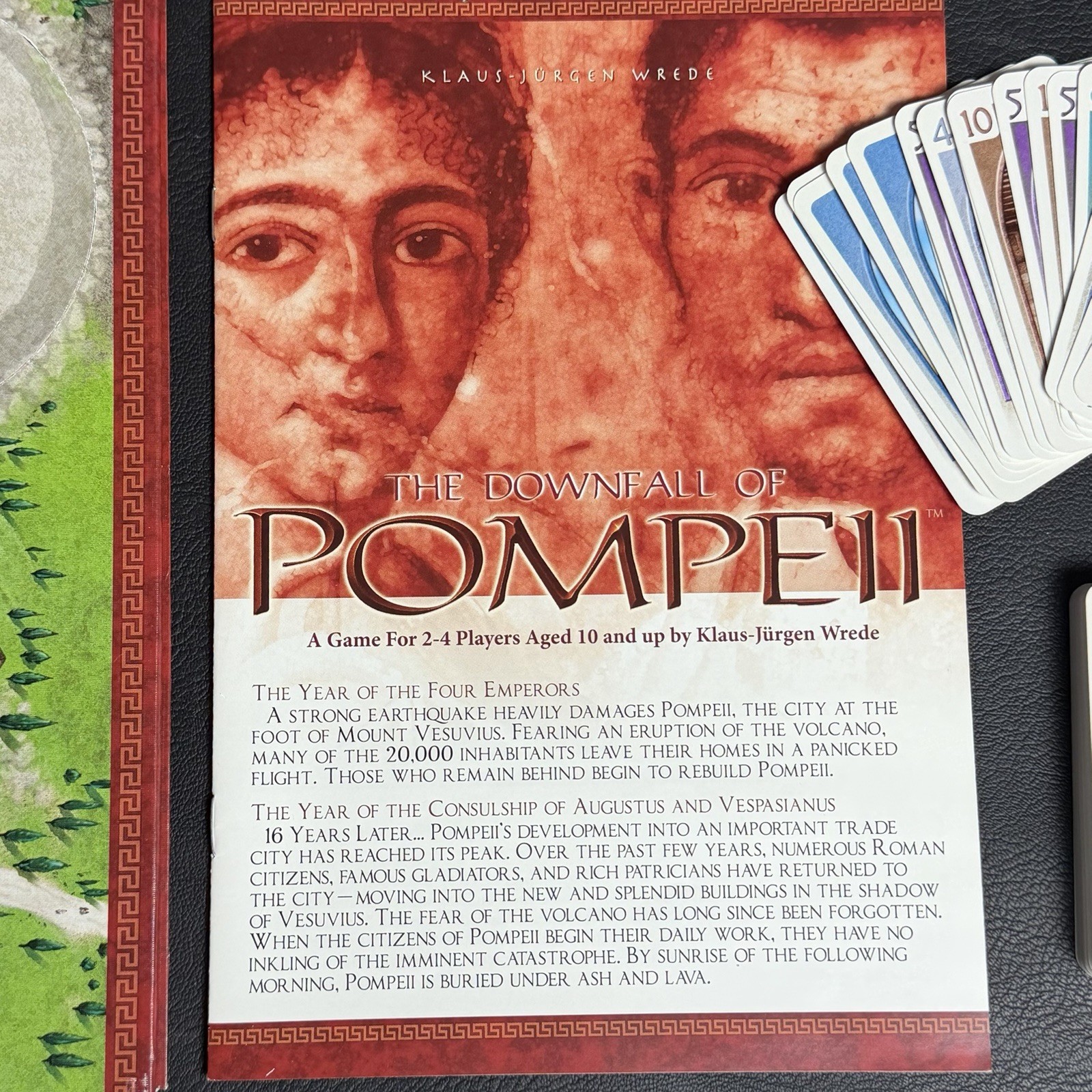 The Downfall of Pompeii Board Game by Mayfair Games