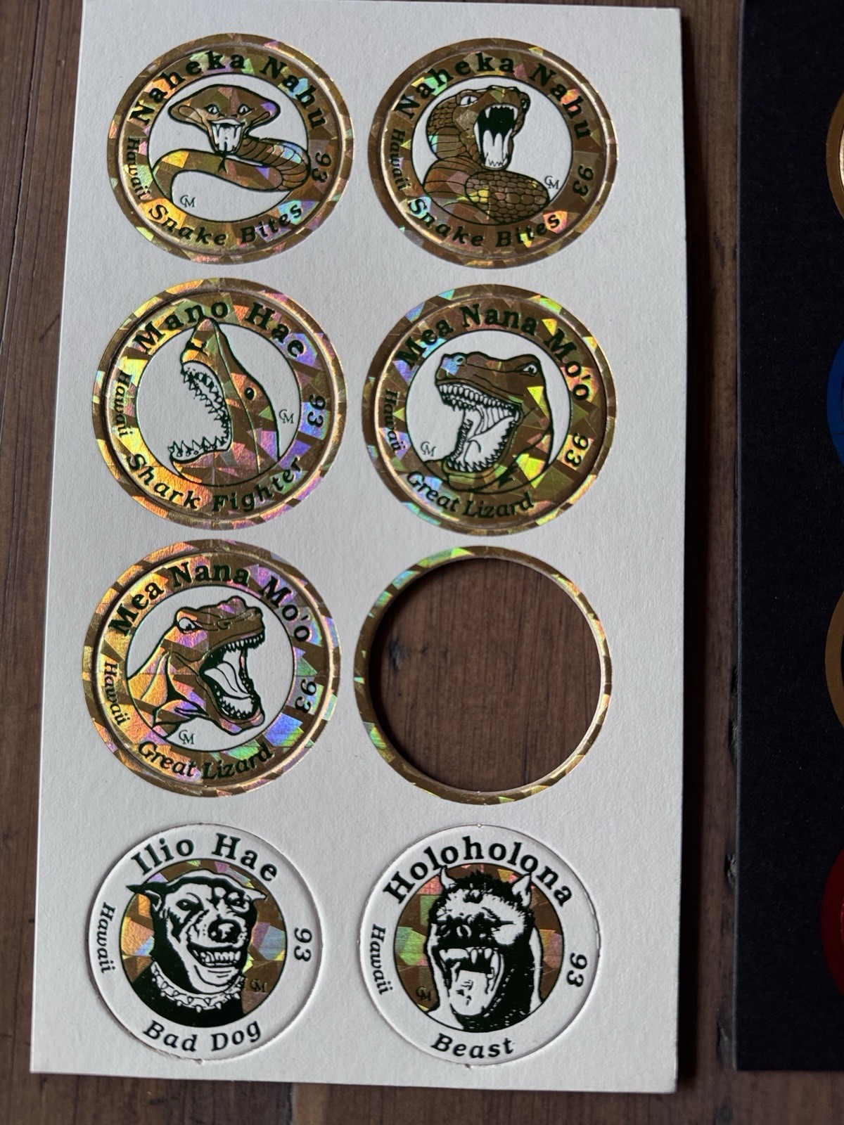 Amazing Creative Motif 90s Hawaiian Pog Collection With 1 Full And 2 Partial Set