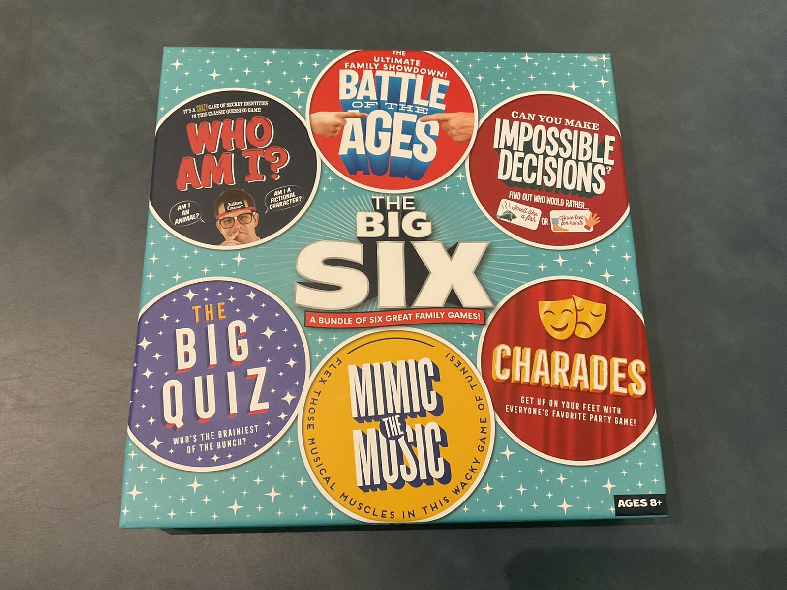 The Big Six Board Game (2019) 6 games in one
