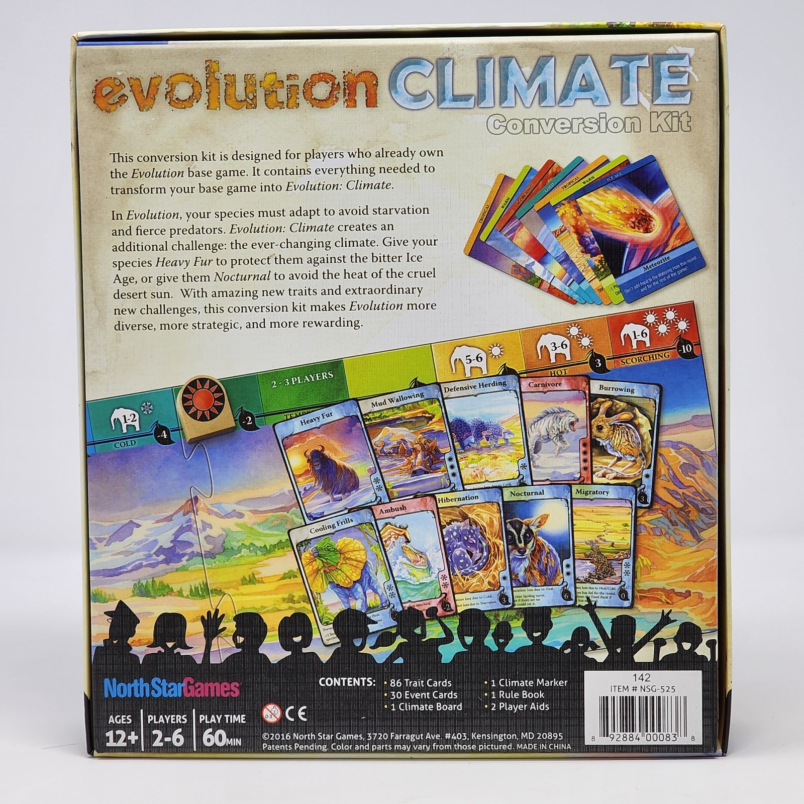 Evolution Board Game Climate Conversion Kit North Star Games 2016 KS Open NEW