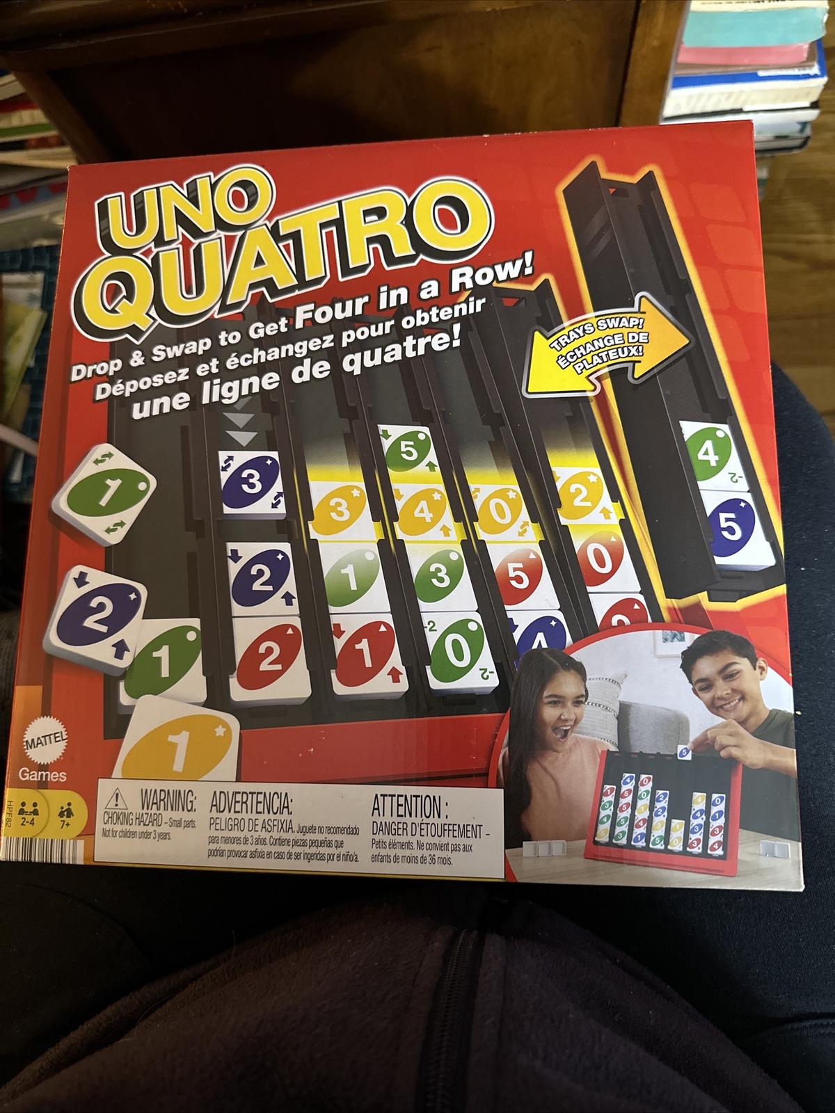 UNO Quatro: Where Color-Matching Meets Four-in-a-Row Tile Challenge! New Ages 7+