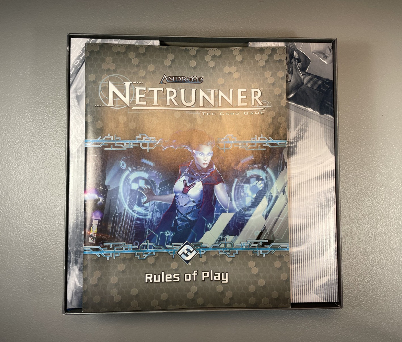 Android Netrunner Card Game, Pre Owned Complete, Richard Garfield