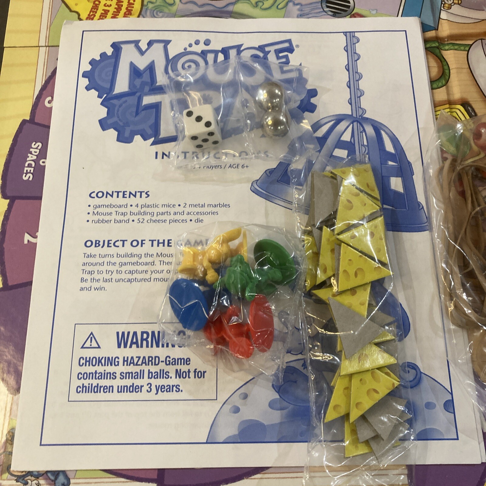 2005 MOUSE TRAP Board Game by Milton Bradley Hasbro Complete