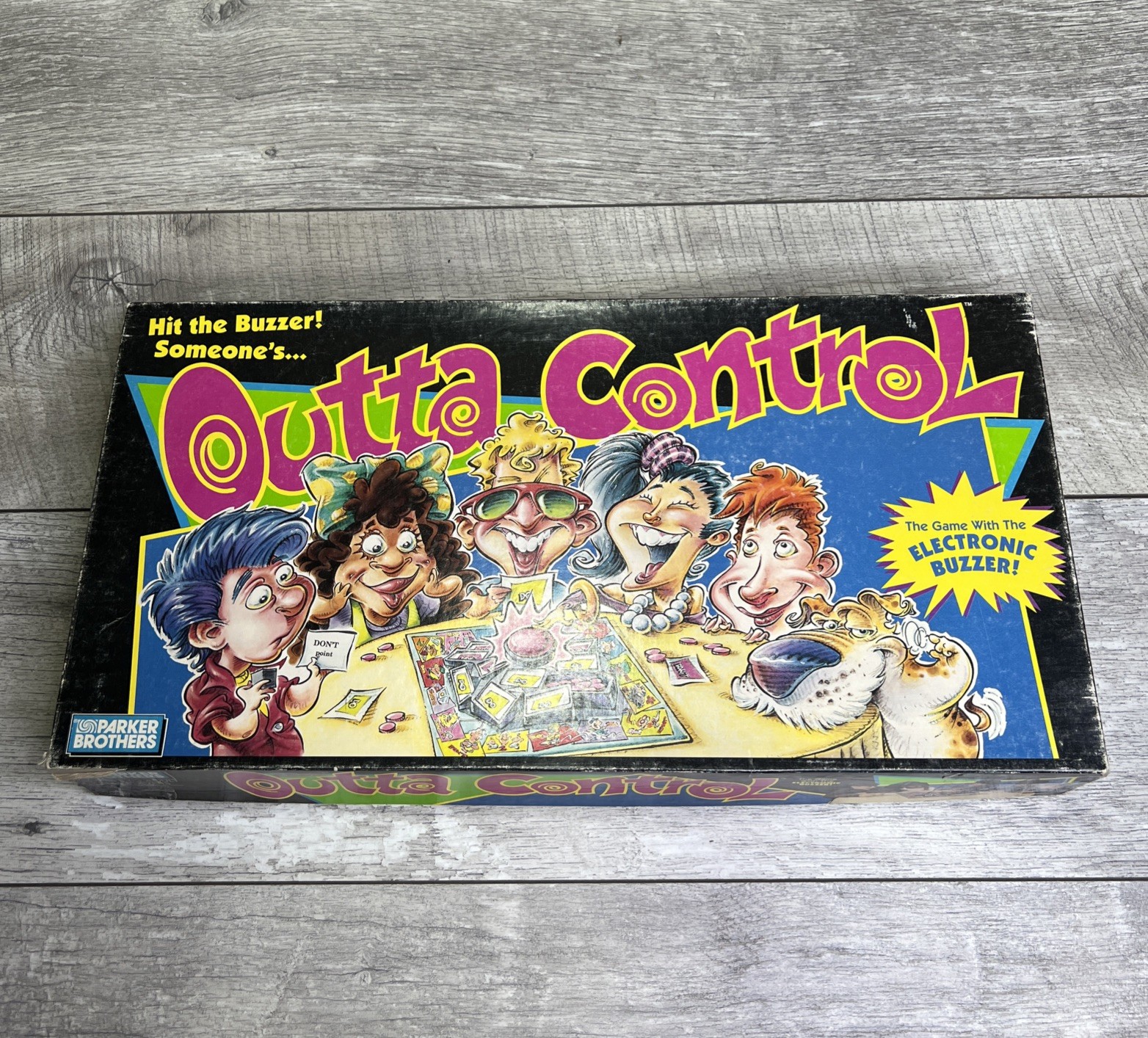 Vintage 1992 Parker Brothers Outta Control Electronic Board Game – 100% Complete