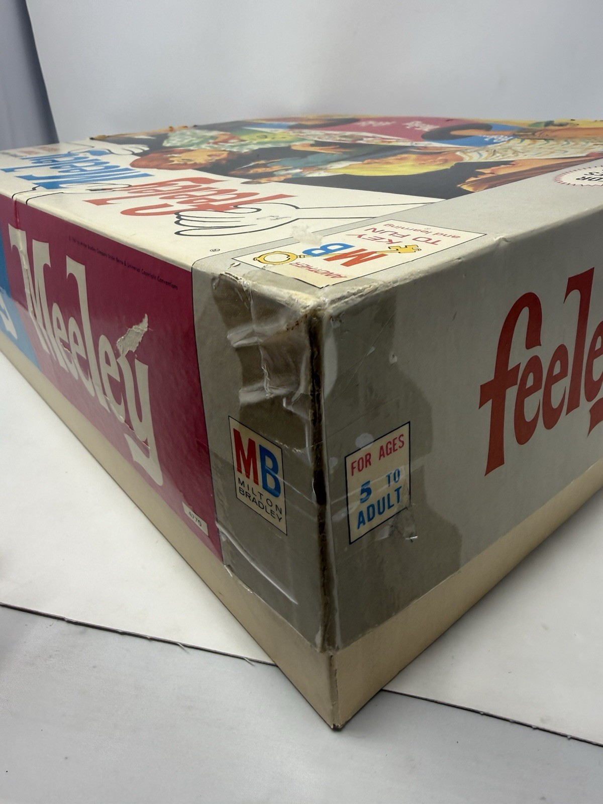 Milton Bradley Feeley Meeley 1967 Vintage Game W/ 18 Original Objects & 24 Cards