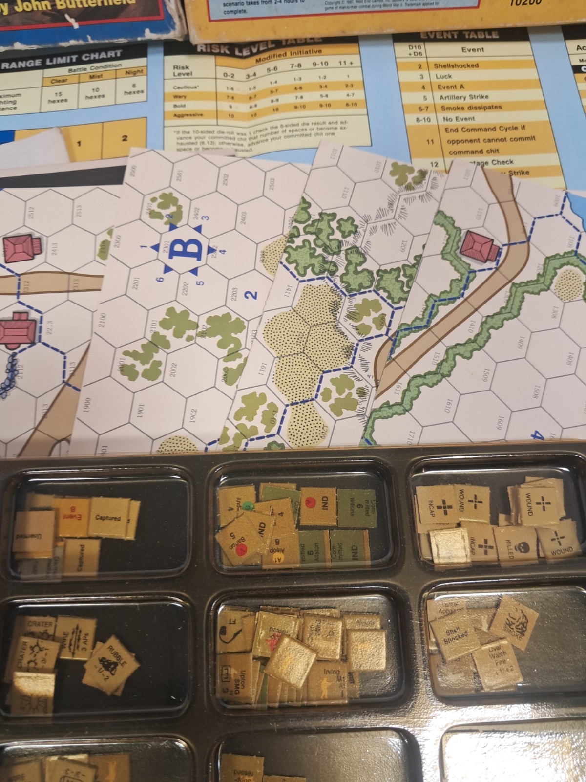 West End Games – SOLDIERS: MAN TO MAN COMBAT IN WWII – Used – With Box – 1987