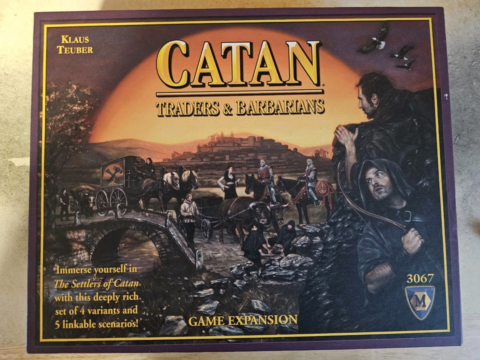 Mayfair Catan Series Games Traders & Barbarians Box VG+/NM – Free Shipping