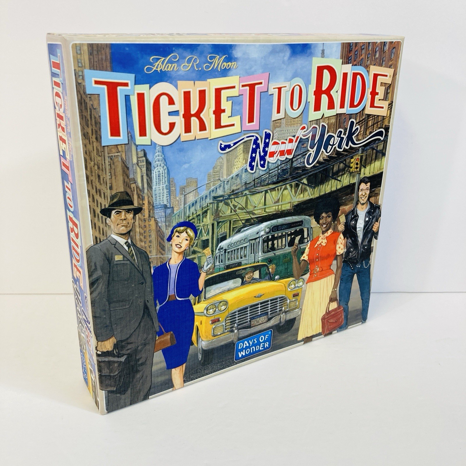 TICKET TO RIDE NEW YORK BOARD GAME New Open Box w/Sealed Cards Days of Wonder
