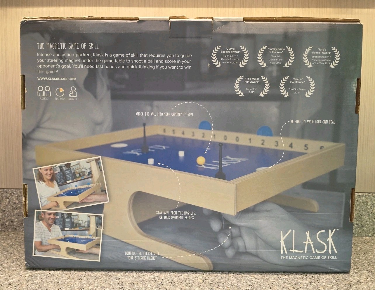Klask The Magnetic Game Of Skill Buffalo Games Complete