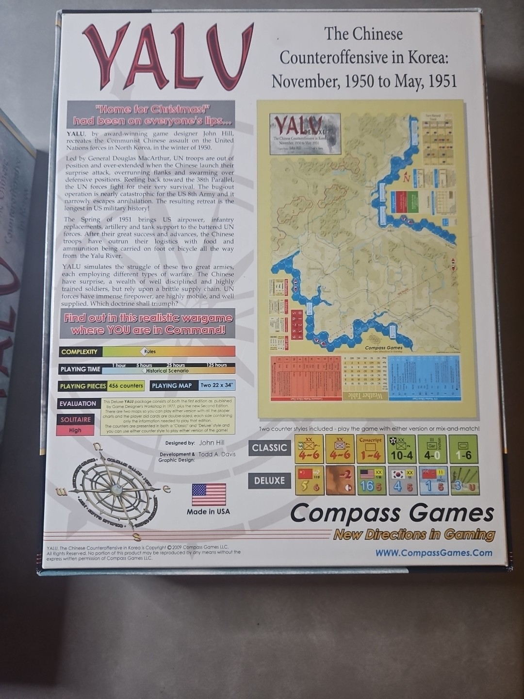 Compass Games YALU Chinese counteroffensive in Korea Nov 50 May 51 unpunched