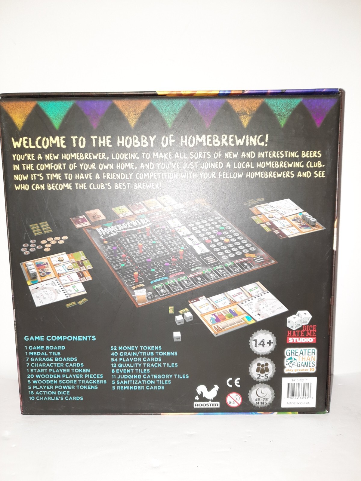 Homebrewers: A Dice Game Of Inventive Beers Greater Than Games New Inside Box