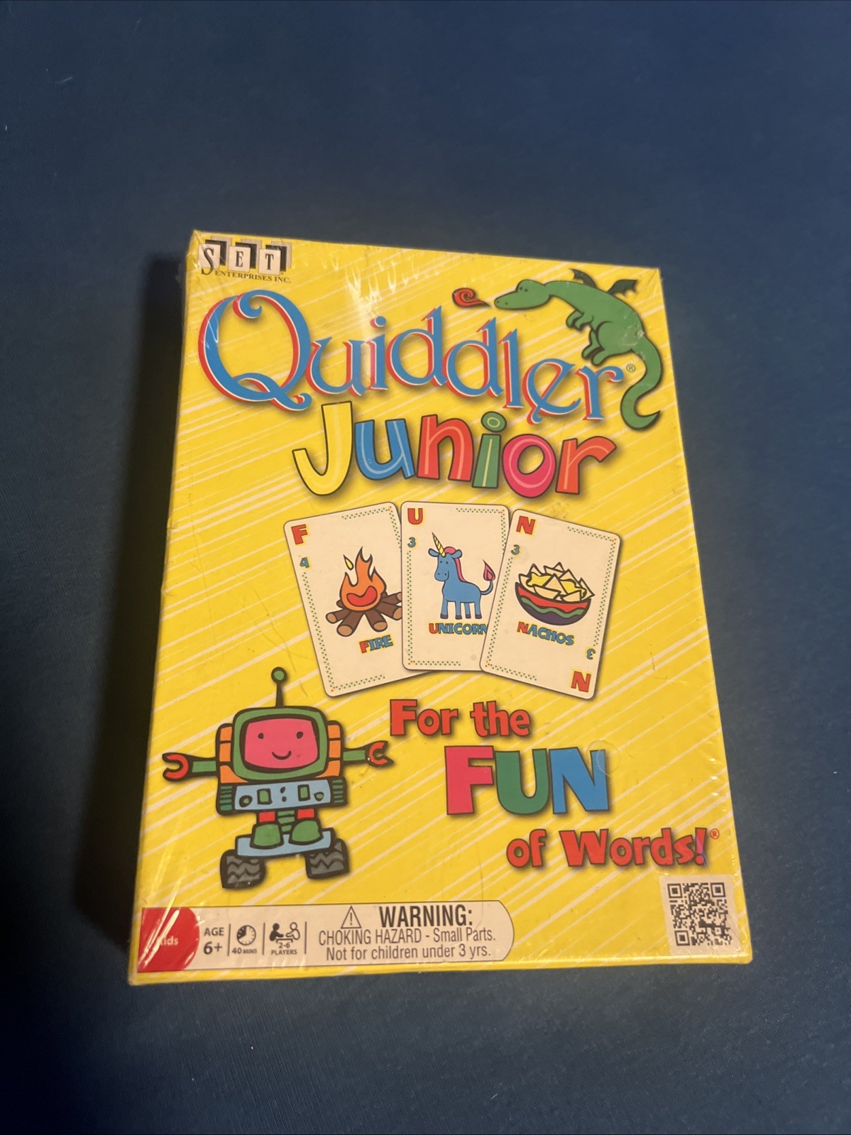 Quiddler Junior Set Enterprises Inc Game New Sealed Set Enterprises