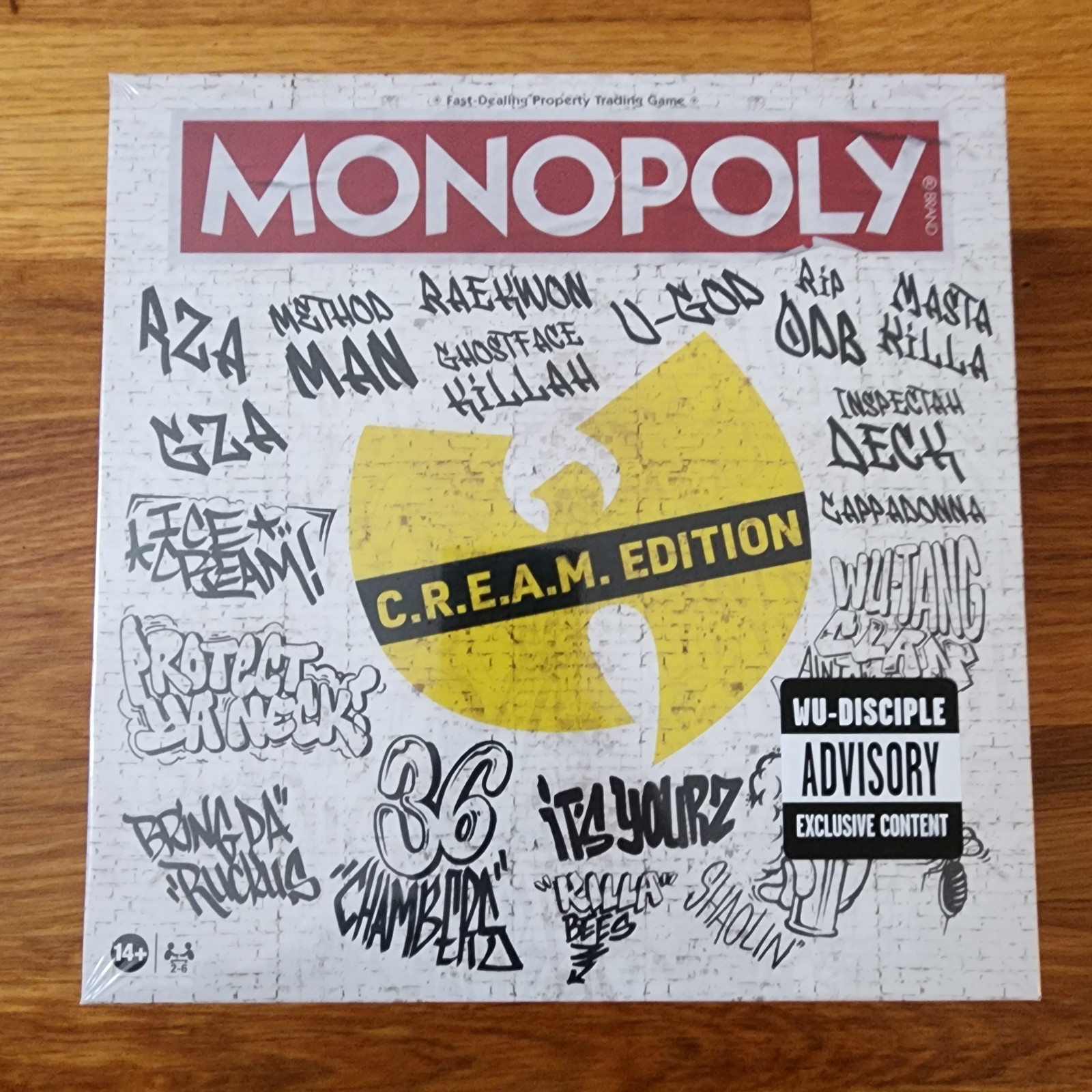 SEALED Wu Tang Official Monopoly Board Game Limited Edition NEW IN HAND C.R.E.AM