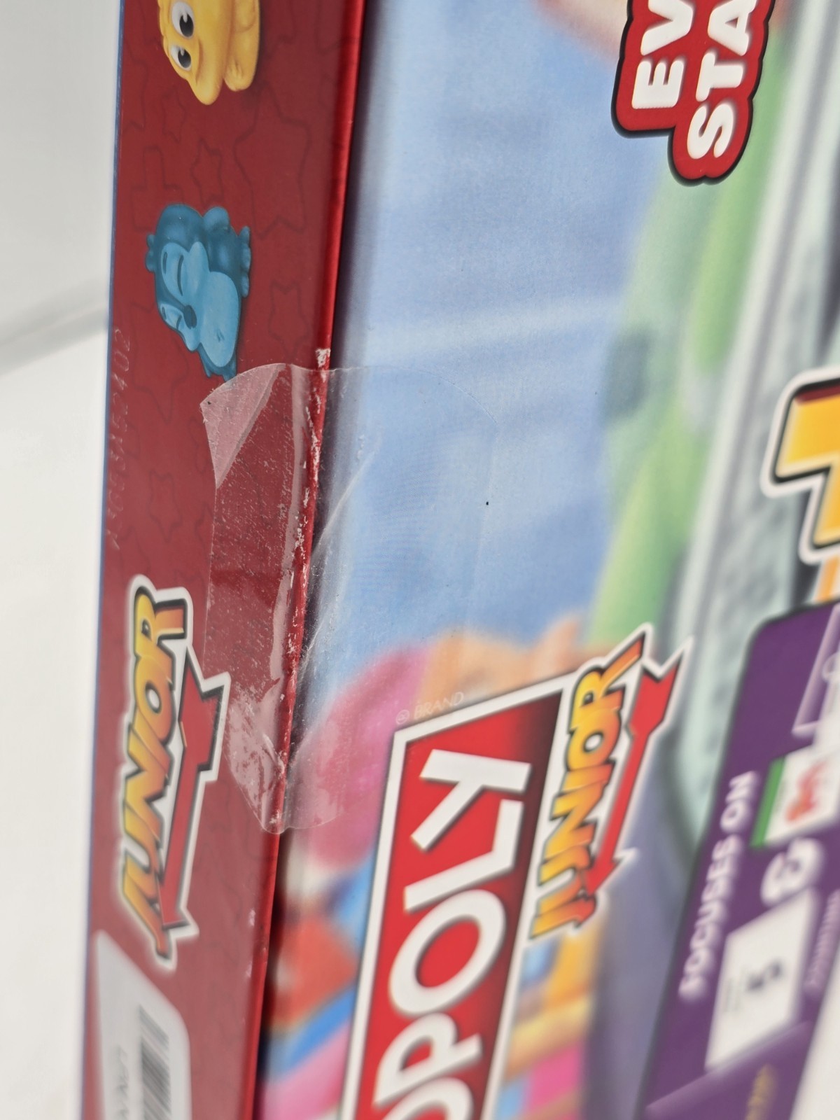 Monopoly, Junior NEW! Age 4 up 2 Games in 1 little kids to Adult, Hasbro Games