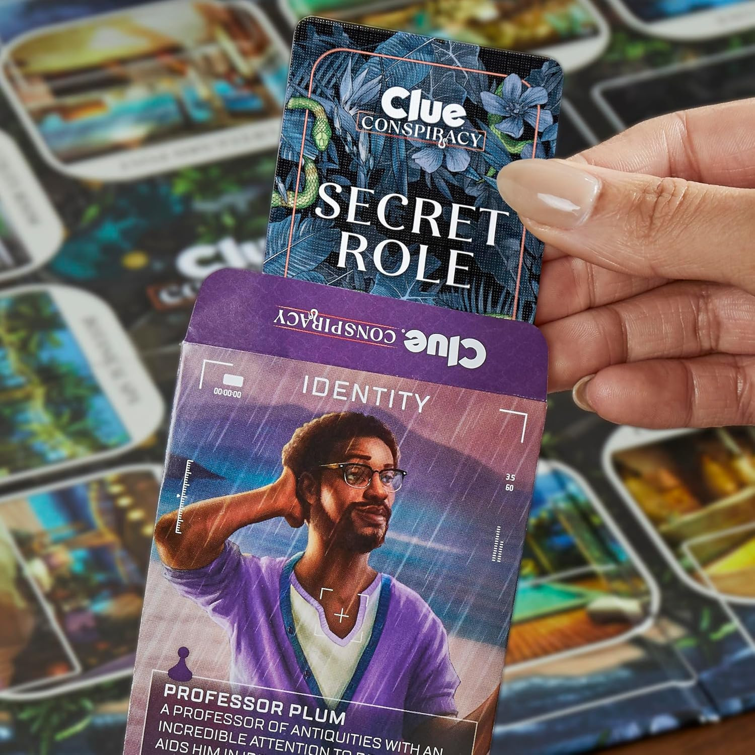 Clue Conspiracy Board Game for Adults and Teens, Secret Role Strategy Games, Age