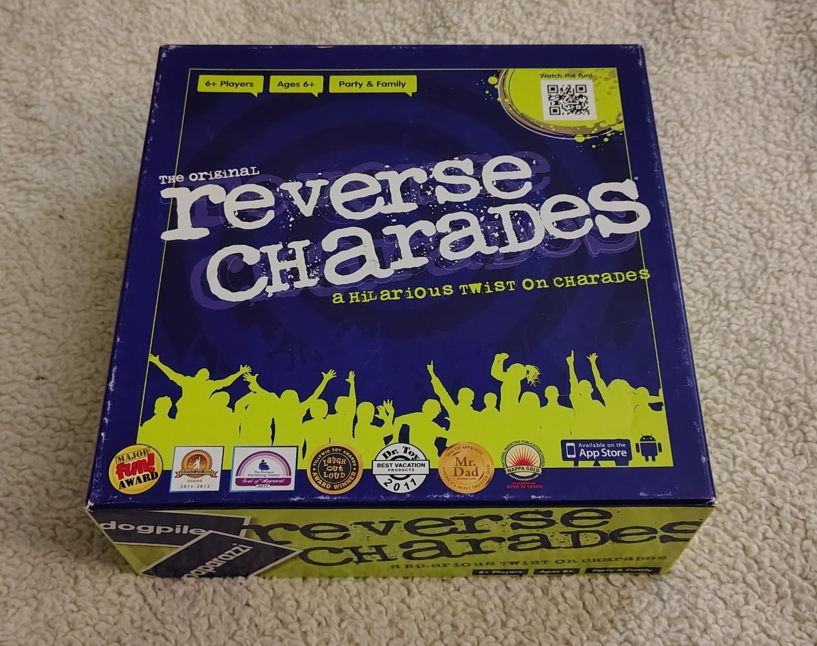 Reverse Charades Board Game Opened Box Used Great Condition