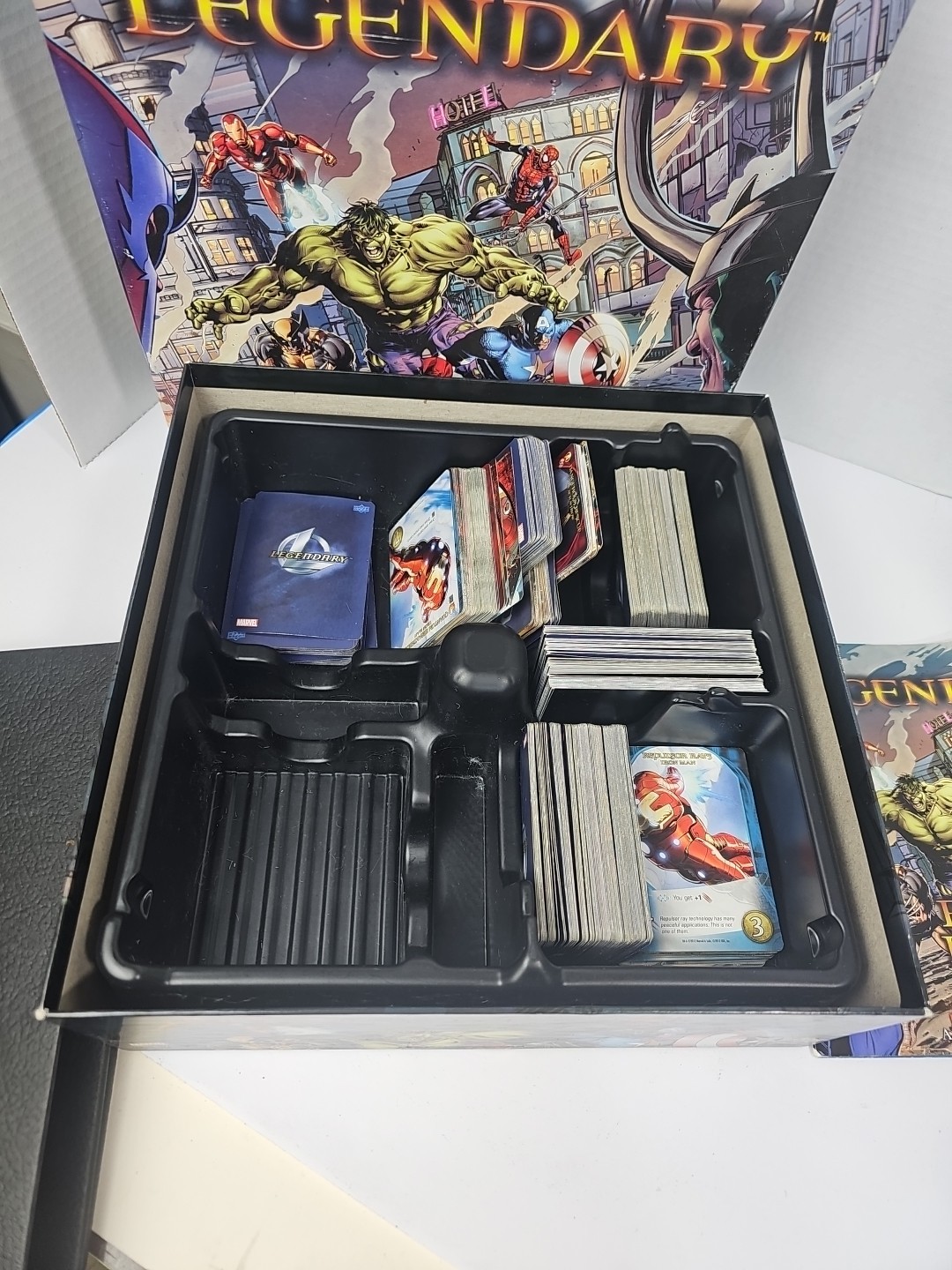 Upper Deck Legendary Marvel Deck Building Game Complete Pre-Owned