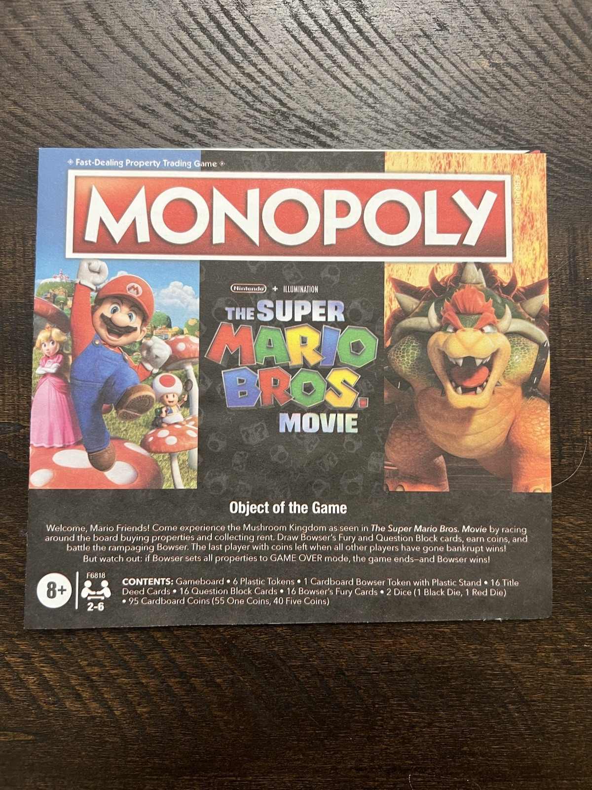 Monopoly The Super Mario Bros Movie By Hasbro