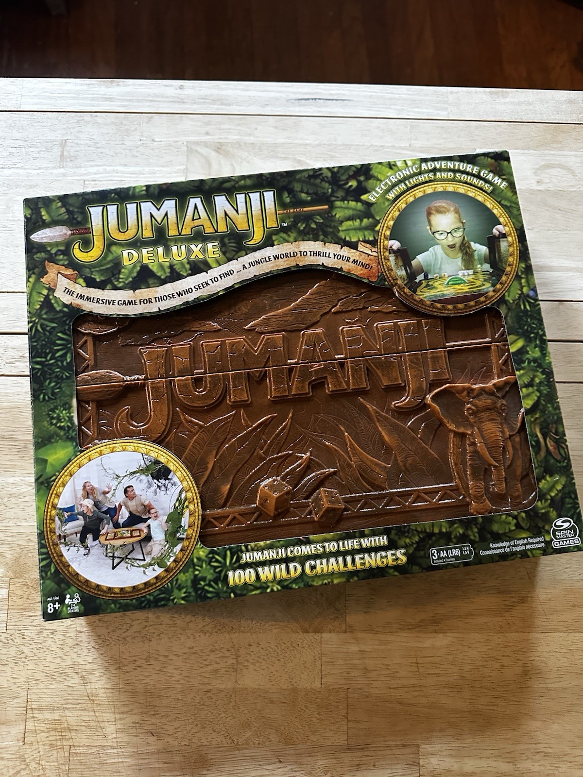 Brand New Jumanji Deluxe Electronic Board Game Adventure Game 2021 – Sealed!