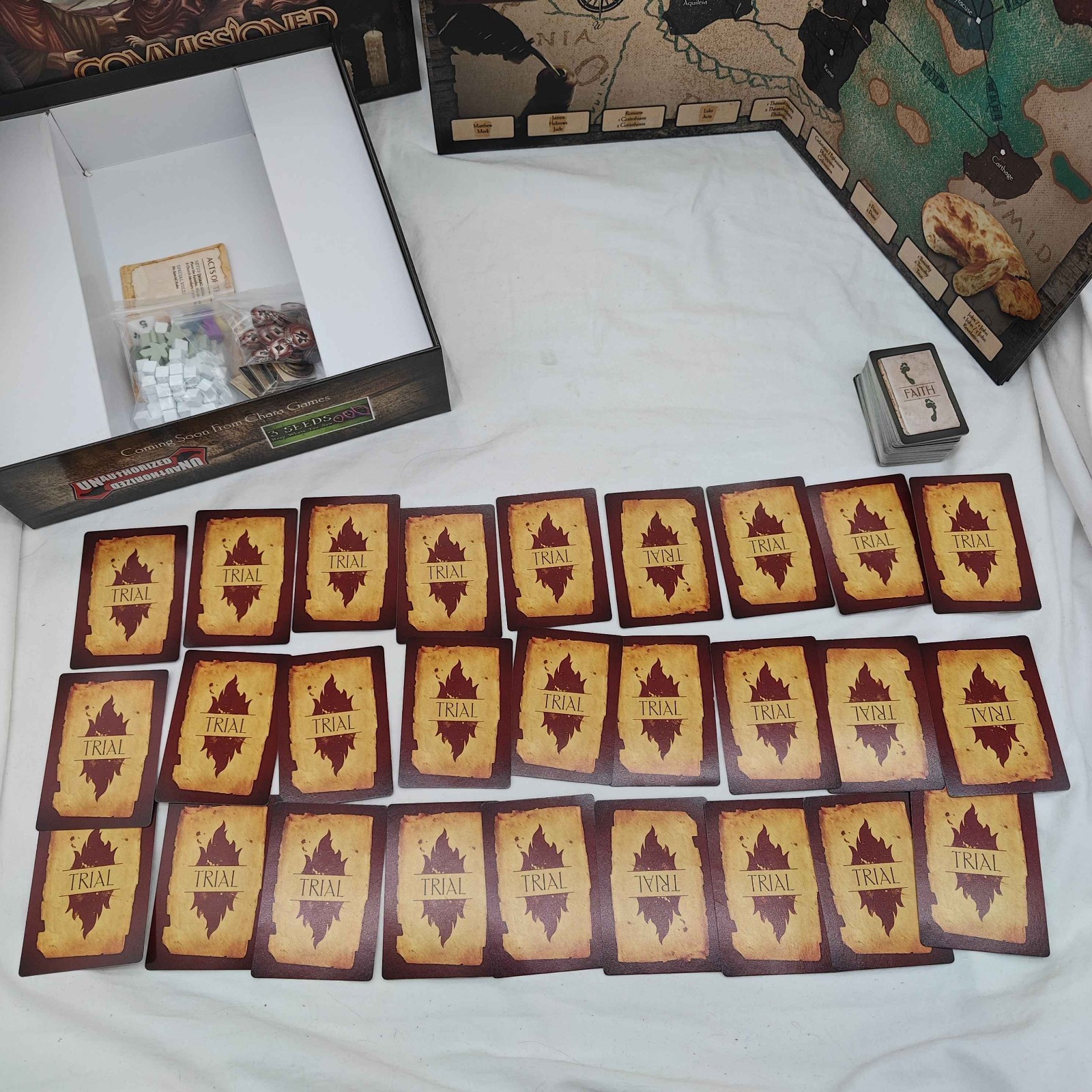 Chara Games – Commissioned Board Game (2016) – COMPLETE! EXCELLENT!