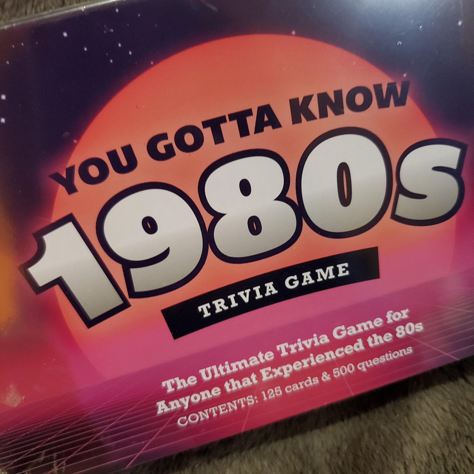 You Gotta Know 1980s Ultimate Trivia Game 500 Questions New and SEALED!