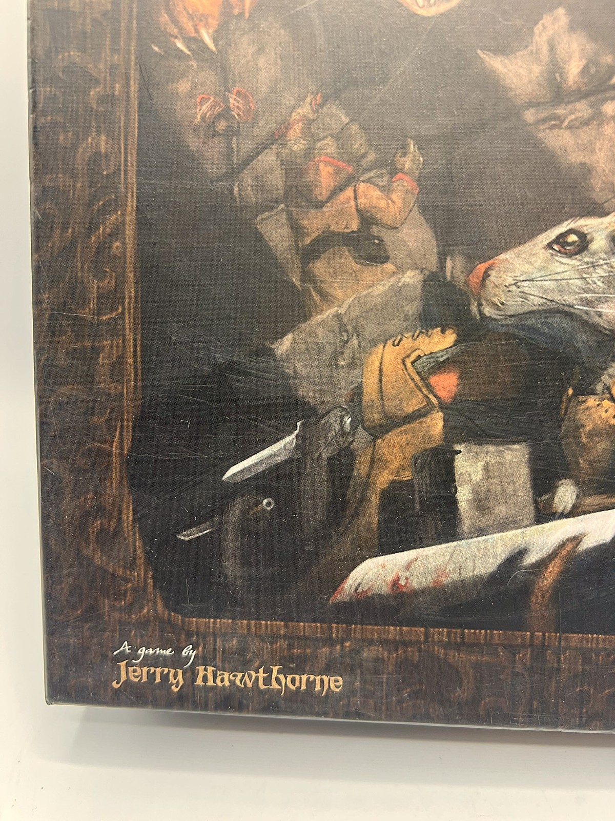 UNPUNCHED UNPLAYED MICE & MYSTICS FANTASY BOARD GAME PLAID HAT JERRY HAWTHORNE