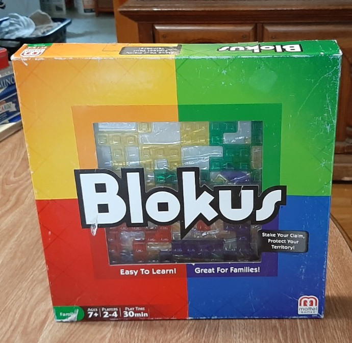 2 Games Blokus Board Game AGE 7 + & Blokus Junior Age 5 Strategy Educational