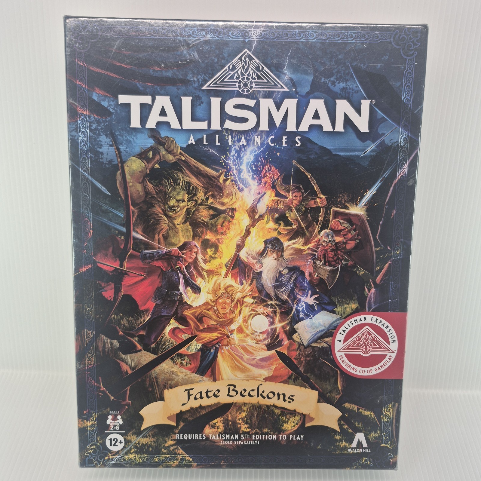 Hasbro Talisman Alliances Fate Beckons Board Game Talisman Expansion Co-op Game