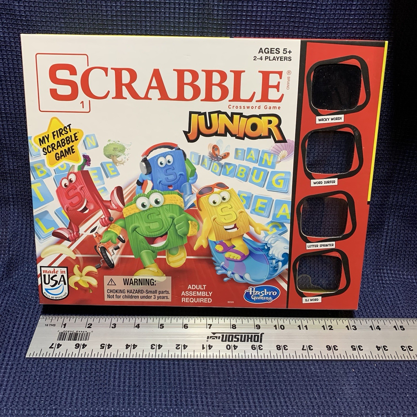 Hasbro Scrabble Junior Crossword Game Complete Free Shipping