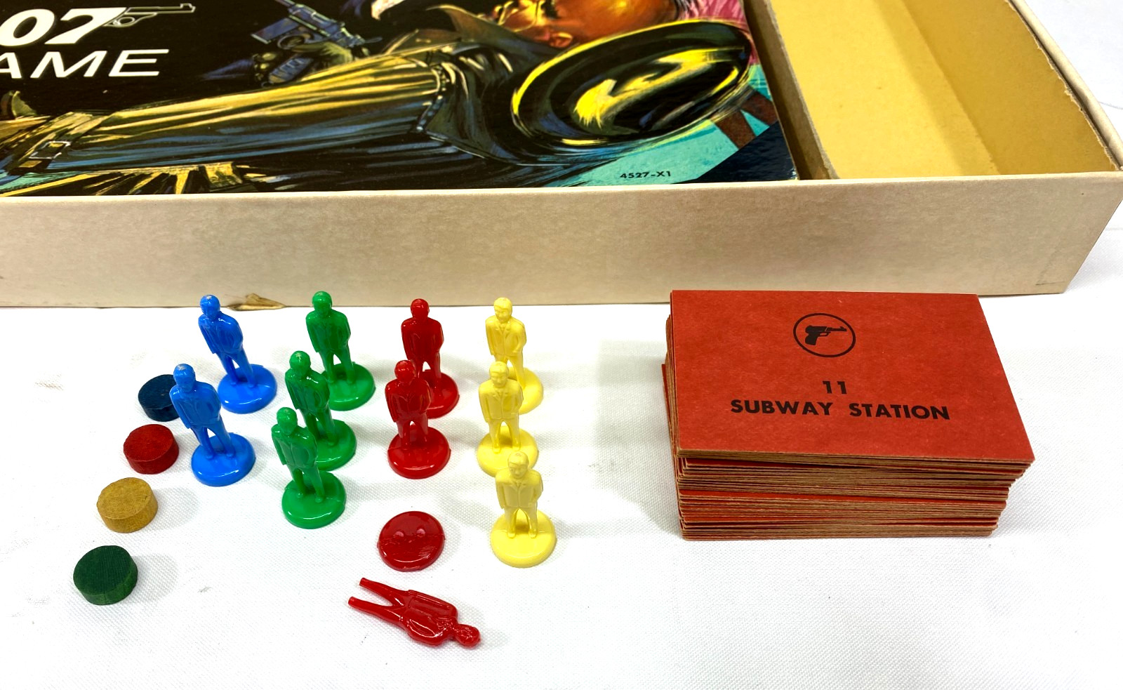 Vintage 1964 Milton Bradley MB James Bond Secret Agent 007 Game No.4527 -!AS-IS!